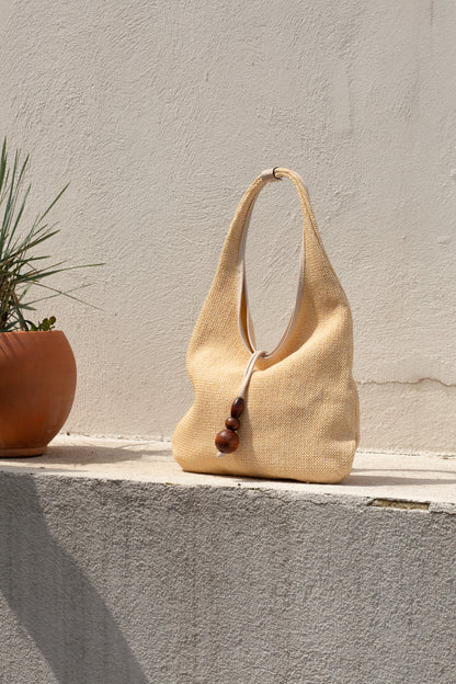 CARIA-IVORY HASIR ÇANTA